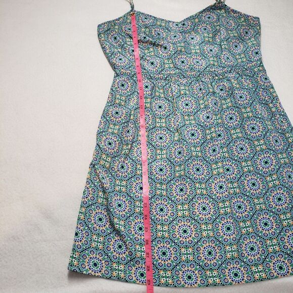 J. Crew Factory Dress Womens 12 Green Mini Seaside Cami Pockets Spaghetti Strap - Picture 7 of 16